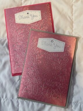 🌻 Bundle of 2 Hallmark Thank You Cards